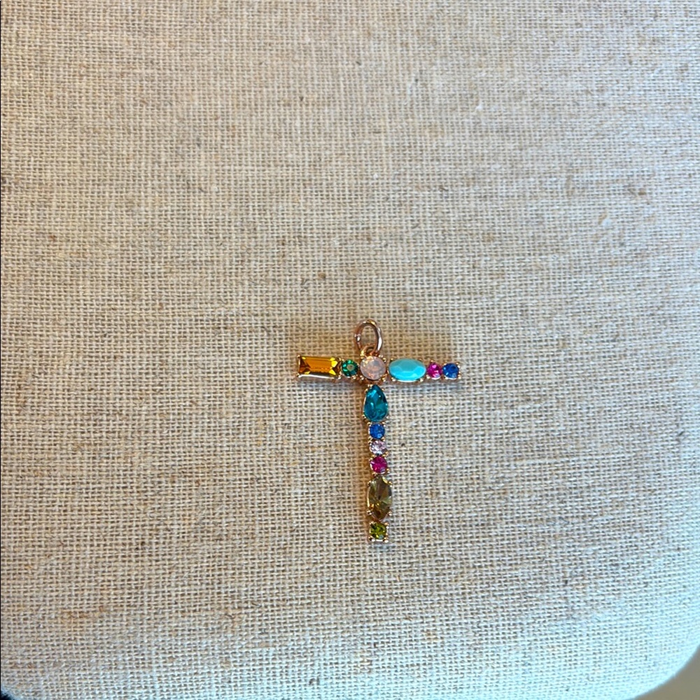 Stella & Dot KEEP It Rainbow Stone Charm - T